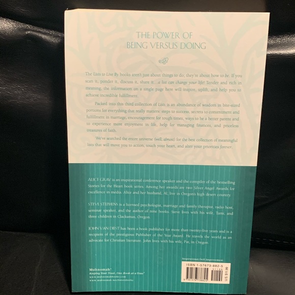 3/$10 Bundle - SELF HELP BOOK - Alice Gray “LIST” Book - Picture 4 of 5